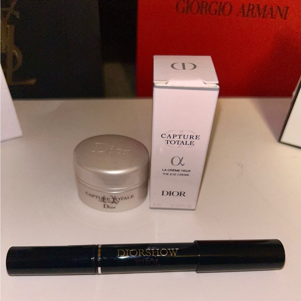 Dior liner and skincare